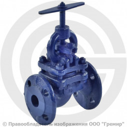 Клапан запорный чугунный фланцевый Ду-32 Ру-25 (Т<300°С) 15кч16нж Луидор