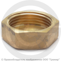 Заглушка латунная ВР (ВН) Ду-25 (1") STOUT