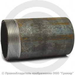 Резьба стальная удлиненная L=100мм Ду-50 (2") КАЗ