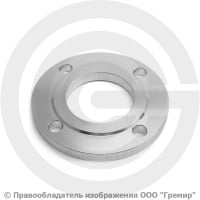 Фланец плоский нержавеющий 12х18н10т 1-80-6 ГОСТ 12820-80, Ру-6, Ду-80