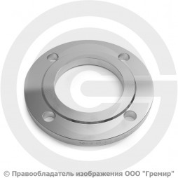 Фланец плоский нержавеющий 12х18н10т 1-100-6 ГОСТ 12820-80, Ру-6, Ду-100