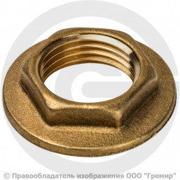 Контргайка латунная реборда ВР (ВН) Ду-20 (3/4")