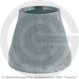 Переход 168х4,5-114х4 (Ду 150-100) оцинкованный концентрический ГОСТ 17378