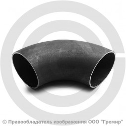 Отвод П90 114х5 (Ду-100) стальной (Ст.20) 90 градусов ГОСТ 17375