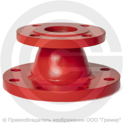 Переход фланцевый ПФ (ХФ) стальной Ду 100-80 Ру-10 КЗСД