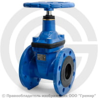 Задвижка чугунная фланцевая Ду-80 Ру-10/16 (Т<110°С) VOC4241C Tecofi