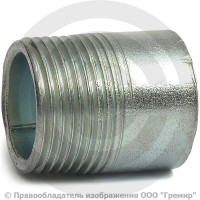 Резьба стальная оцинкованная L=30мм Ду-20 (3/4") АС