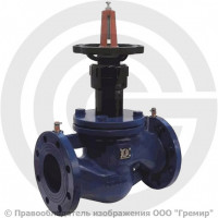Клапан балансировочный ручной чугунный фланцевый Ду-50 Ру-16 Kvs=48.5м3/ч с измерительными ниппелями R206BY Giacomini