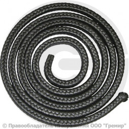 Набивка сальниковая сквозное плетение марка АП-31 8мм ГОСТ 5152-84