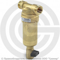 Фильтр сетчатый Т-образный латунный Ду-20 (3/4") Ру-25 НР (НАР) (Т<80°С) Honeywell FF06-3/4"AAMBRU