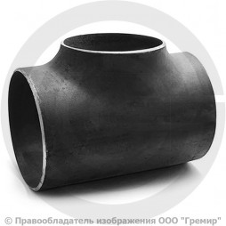 Тройник П 426х10-377х10 (Ду 400-350) стальной (Ст.20) переходной ГОСТ 17376