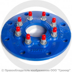 Фланец переходной (редукционный) Ду 200-100 ГОСТ ISO 2531-2012