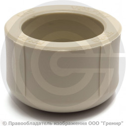 Заглушка (пробка) PP-R серая внутренняя пайка Дн 40 VALFEX