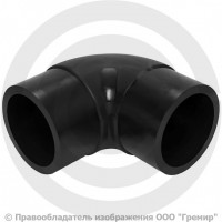 Отвод ПЭ100 спигот Дн 75 90гр Ру-16 SDR11