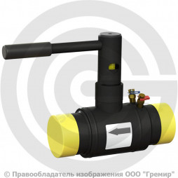 Клапан балансировочный ручной стальной фланцевый Ду-80 Ру-16 Kvs=69.68м3/ч с измерительными ниппелями Venturi FODRV Broen