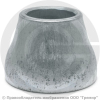 Переход 57х3-38х2 (Ду 50-32) оцинкованный концентрический ГОСТ 17378 КАЗ