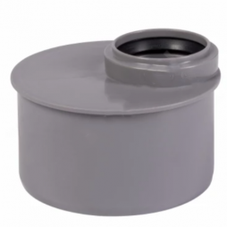 Переход PP-H короткий серый Дн 110-90 б/нап в/к Ostendorf HT HTR