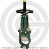 Задвижка шиберная односторонняя с выдвижным штоком Ду-200 Ру-10 (Т<80°С) VG3400 Tecofi