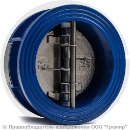 Клапан обратный двухстворчатый чугунный межфланцевый Ду-150 Ру-16 (Т<120°С) ств чугун Benarmo