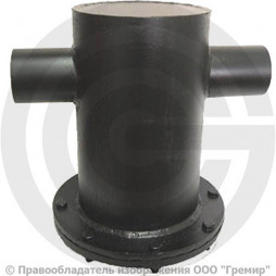 Грязевик абонентский вертикальный стальной под приварку Ду-50 Ру-10 КАЗ