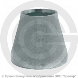 Переход 48,3х3,6-26,9х3,2 (Ду 40-20) оцинкованный концентрический исп.1 ГОСТ 17378