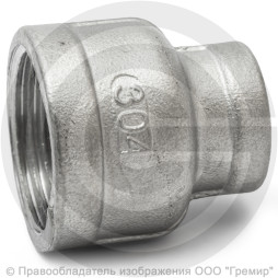 Муфта нержавеющая AISI 304 переходная Ду 25-15 (1"-1/2")