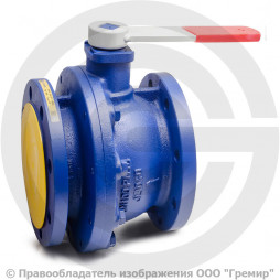 Кран чугунный фланцевый Ду-150 Ру-16 L=210мм полнопроходной Broen V565