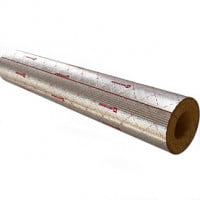 Цилиндр навивной минеральная вата 60/114 L=1м кашированный фольгой ROCKWOOL 100