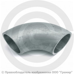 Отвод 133х4 (Ду-125) оцинкованный 90 градусов ГОСТ 17375