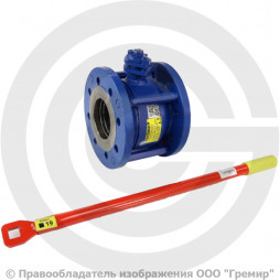 Кран стальной фланцевый Ду-15 Ру-16 L=66мм полнопроходной МАРШАЛ 11с67п СУФ.00.1.016.015