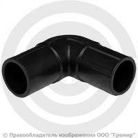 Отвод ПЭ100 спигот Дн 40 90гр Ру-16 SDR11 EUROSTANDARD