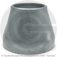 Переход 133х4-89х3,5 (Ду 125-80) оцинкованный концентрический ГОСТ 17378 КАЗ