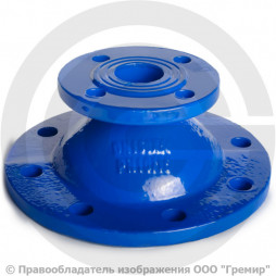 Переход фланцевый ХФ Ду 100-50 (L=250) ВЧШГ с ЦПП цинк+AL ГОСТ ISO 2531-2012