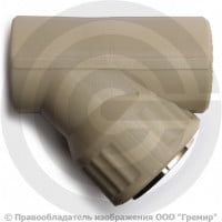 Клапан обратный PP-R серый Дн 25 внутренняя пайка VALFEX