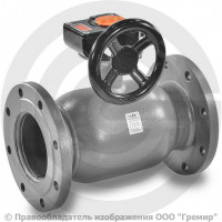 Кран стальной фланцевый с редуктором Ду-200 Ру-25 L=450мм LD КШ.Ц.Ф.Р. 200/150.025.Н/П