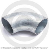 Отвод 57х3,2 (Ду-50) оцинкованный 90 градусов шовный