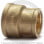 Муфта латунная переходная ВР (ВН) Ду 25-15 (1"-1/2") LD