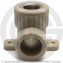 Водорозетка PP-R серая ВР (ВН) Дн 25-3/4" 90гр Pro Aqua