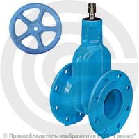 Задвижка чугунная фланцевая Ду-300 Ру-10 (Т<70°С) A 4000A Hawle