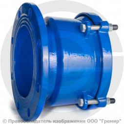 Патрубок фланец-раструб компенсационный ПФРк Ду-300 (L=315 - 332)