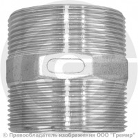 Ниппель нержавеющий AISI 304 переходной Ду 32-20 (1 1/4"-3/4")