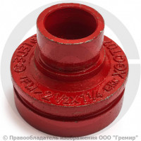 Переход под муфту грувлок Ду 100-65 (Дн 108х76) Ру-20 XGQT11