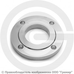 Фланец плоский нержавеющий 12х18н10т 1-80-16 ГОСТ 12820-80, Ру-16, Ду-80