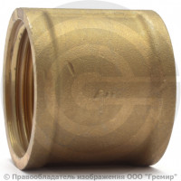 Муфта латунная ВР (ВН) Ду-32 (1 1/4") LD