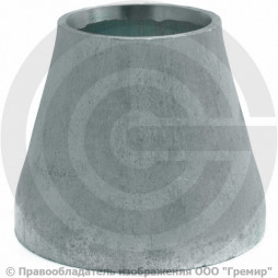 Переход 325х8-133х5 (Ду 300-125) оцинкованный концентрический ГОСТ 17378