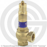 Клапан предохранительный пружинный латунный Ду 65-65 (G2 1/2"-G2 1/2") ВР (ВН) Рн=0.5...16бар (Т<150°С) 1832 OR
