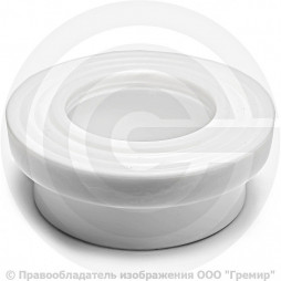 Бурт PP-R под фланец белый внутренняя пайка Дн 110 (D=134мм) VALFEX
