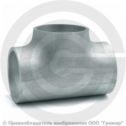 Тройник 60,3х2,9-33,7х2,3 (Ду 50-25) оцинкованный переходной исп.1 ГОСТ 17376