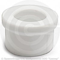 Бурт PP-R под американку белый внутренняя пайка Дн 63 Ру-25 VALFEX