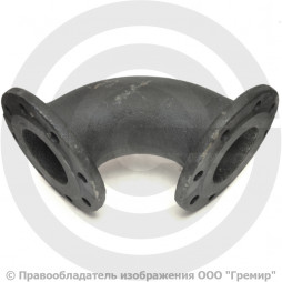 Колено фланцевое УФ Ду-300 (L=300) ВЧШГ с ЦПП цинк+AL ГОСТ ISO 2531-2012